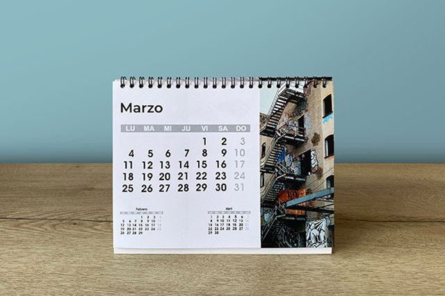 Calendarios de sobremesa A6