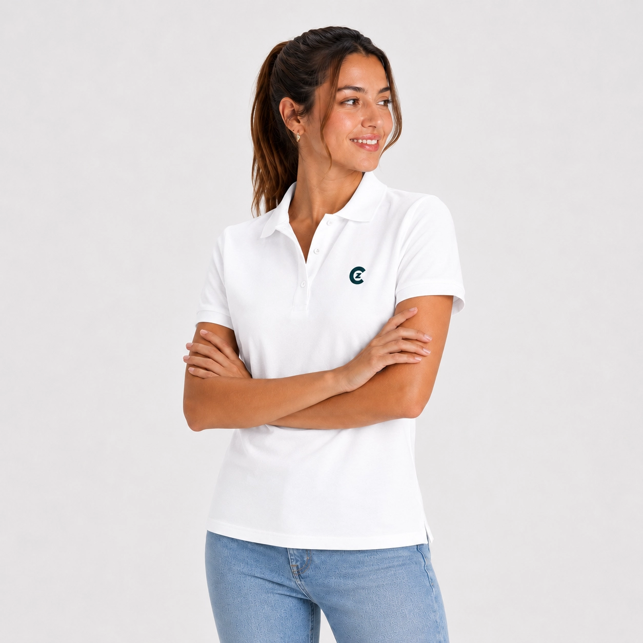 Polo de mujer de manga corta