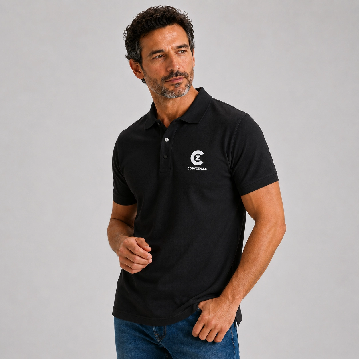 Polo de manga corta de algodón hombre - Imagen 4