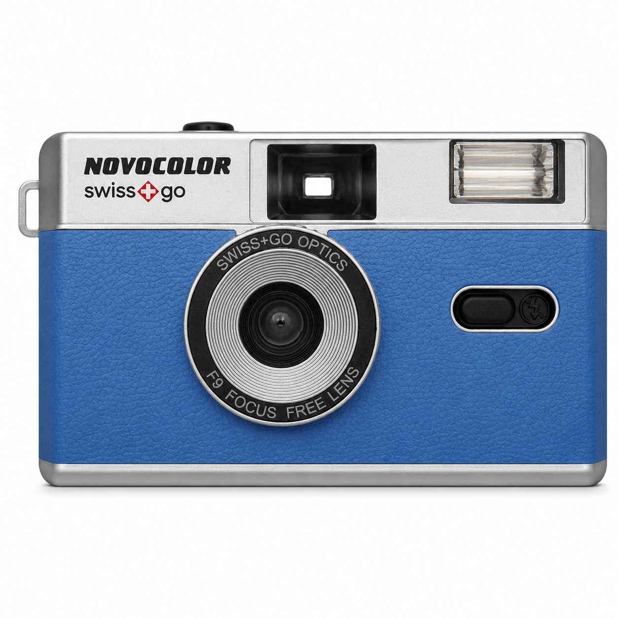 Swiss+Go Novocolor Cámara Analógica 35mm Azul/Plata