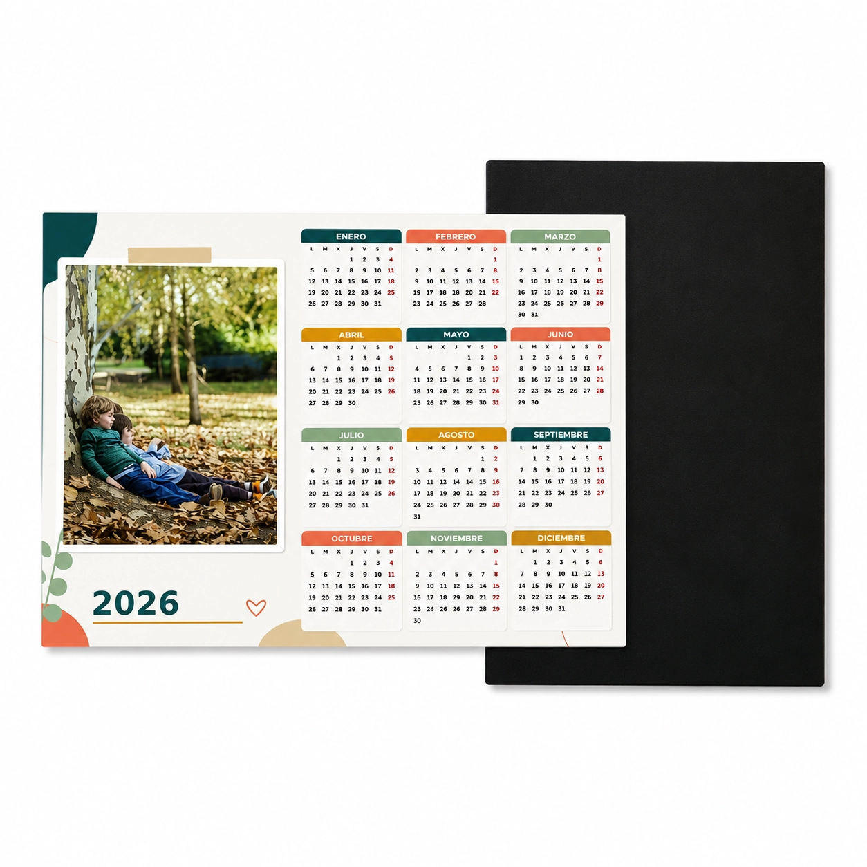Calendario imán con foto 15x20