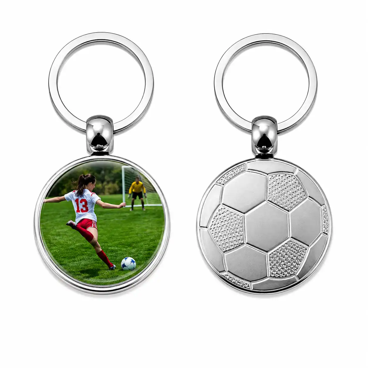 Llavero de Fútbol Personalizado con Foto