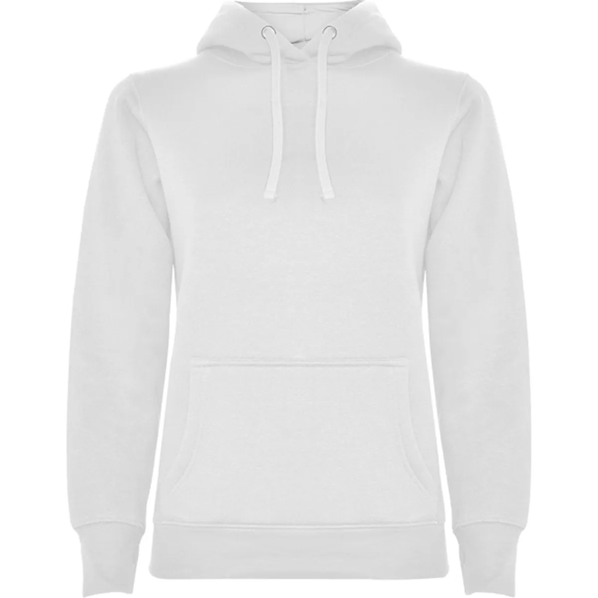 Sudadera blanca mujer con capucha - Imagen 2