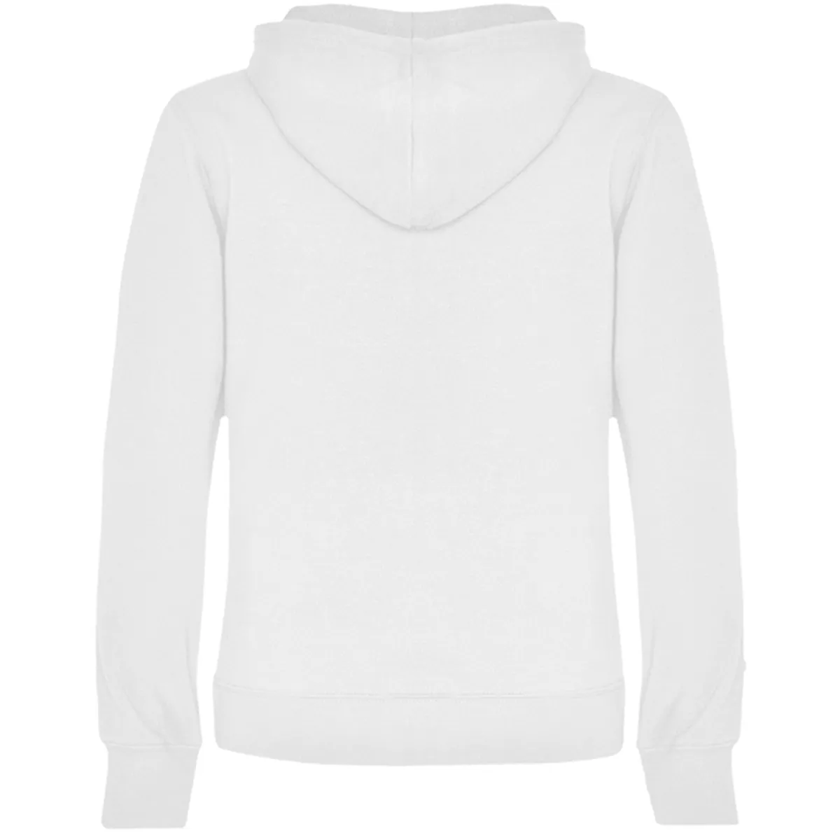 Sudadera blanca mujer con capucha - Imagen 3