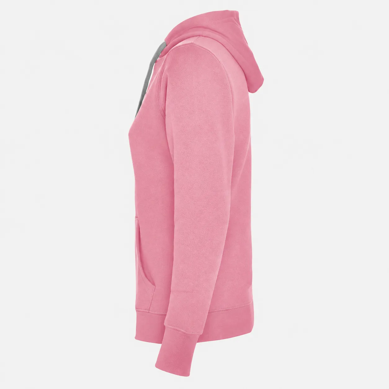 Sudadera rosa/gris mujer con capucha - Imagen 4