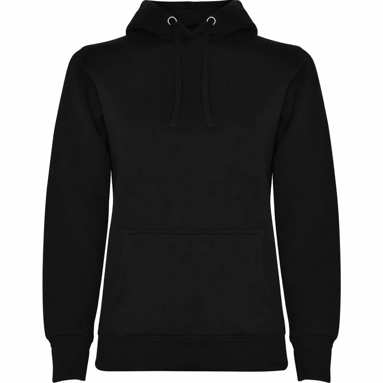 Sudadera negra mujer con capucha - Imagen 2