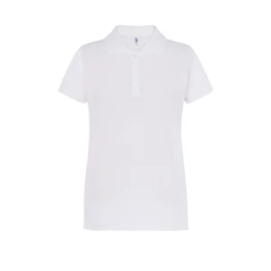Polo piqué para mujer de manga corta