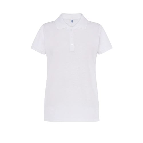 Polo piqué para mujer de manga corta